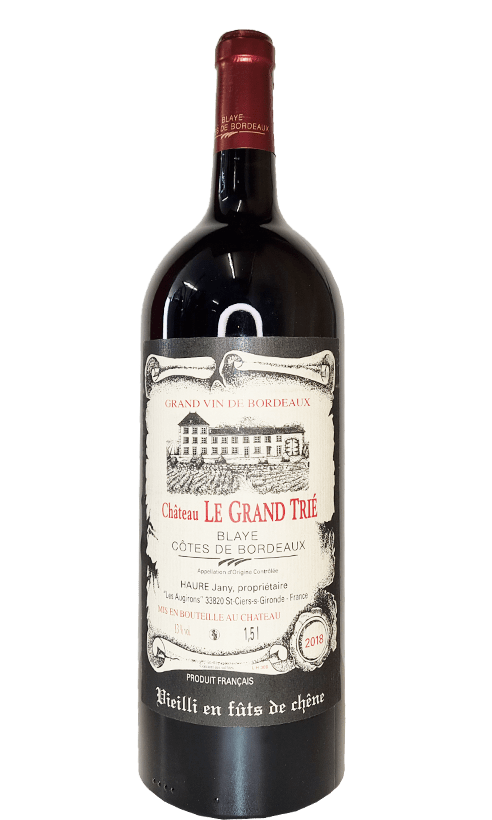 Blaye Côtes de Bordeaux Vieilli en fûts de chêne (rouge) (Magnum) / Château Le Grand Trié